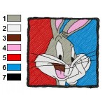 Looney Tunes Bugs Bunny 04 Embroidery Design